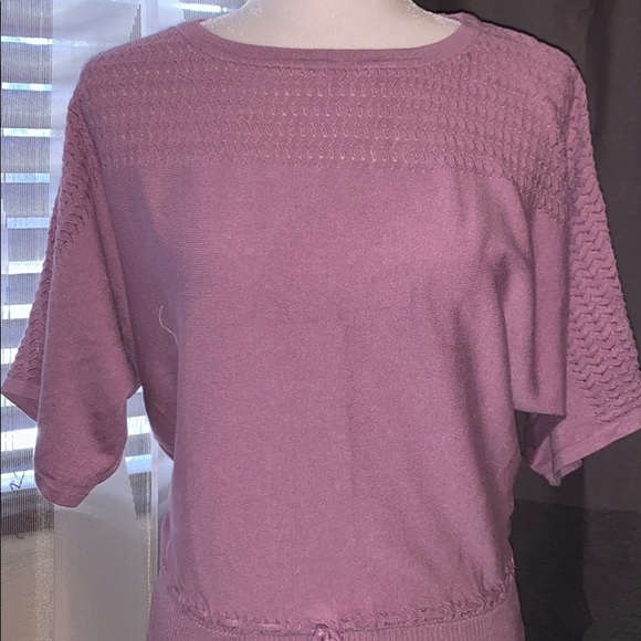🌸 Dolman Sleeve Mauve Pink Sweater - Picture 2 of 8